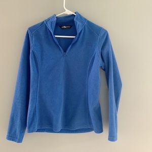Blue North Face Fleece 1/4 Zip